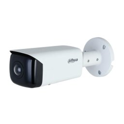 Camera de supraveghere IP, Dahua, IPC-HFW3441T-AS-P-0210B, 4 MP, IR 20 m, 2.1 mm, PoE, MicroSD, WizSense, unghi vizual 180°, Alb
