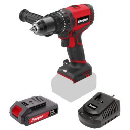 Pachet Masina de Gaurit cu Percutie ENERGIZER 3DR027 20V 60Nm + Incarcator si Acumulator 2A Rosu/Negru