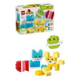 LEGO® DUPLO My First - Animalute de companie creative 3 in 1 10477, 24 piese
