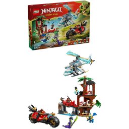 LEGO® Ninjago - Lupta la casa din copac cu vehicule ninja 71857, 642 piese
