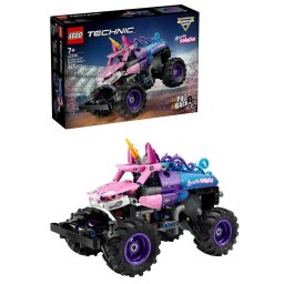 LEGO® Technic - Monster Jam™ Sparkle Smash™ cu motor cu arc 42220, 243 piese