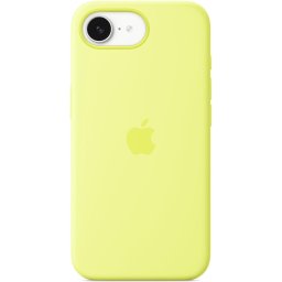 Husa de protectie Apple Silicone Case pentru iPhone 16e Neon Yellow