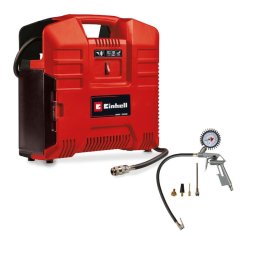 Compresor aer portabil Einhell Power X-Change TE-AC 36/8 Li OF Set-Solo, 2x18 V, 8 bar presiune maxima, 130 l/min capacitate absorbtie, fara acumulator si incarcator