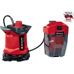 Pompa de apa murdara Einhell Expert GE-DP 18/25 LL Li-Solo Power X-Change, 18 V, debit de 7.000 l/h, aspiratie plata, inaltime de refulare de 5 m, mod ECO si BOOST, fara acumulator si incarcator