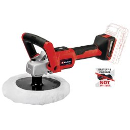 Masina de slefuit Einhell PXC CE-CP 18/180 Li E-Solo, motor fara perii, 180 mm diametrul placa de slefuire, fara acumulator si incarcator