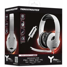Casti Gaming Headset Thrustm, Alb