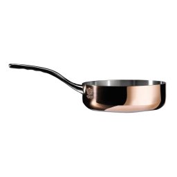 Tigai si seturi De Buyer Prima Matera Sauté Pan Copper/steel 24cm straight ind.