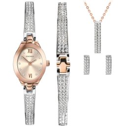 Ceas Barbati, Sekonda, Classic S-2924G.76, Set cu Pandantiv, bratara si cercei