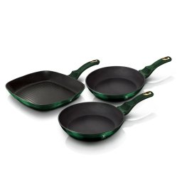 BERLINGER HAUS BH/6167F Emerald Collection Tigaie set 3 cu părţi