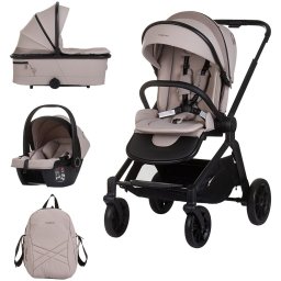 Carucior copii 3 in 1 Chipolino Magnum Tiramisu