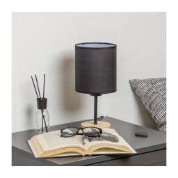 Lampă de masă BRILAGI NUBILA WOOD 1xE27/25W/230V stejar/negru