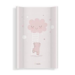 Saltea de infasat bebe cu intaritura 70x47,5 Klups 435 Walk in the Clouds Pink