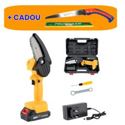 Mini Fierastrau cu lama de 17 cm + Acumulator + Trusa Depozitare + Cadou