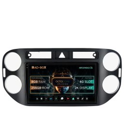 Navigatie Volkswagen Tiguan (2008-2010) VW Golf 5 Plus (2004-2008), Android 13, X-Octacore 8GB RAM + 256GB ROM, 9.5 Inch - AD-BGX9008+AD-BGRKIT035-0810