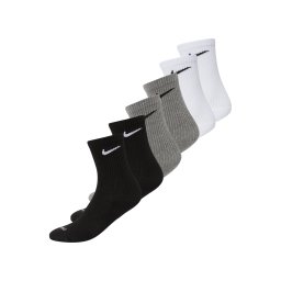 NIKE Șosete sport gri amestecat / negru / alb