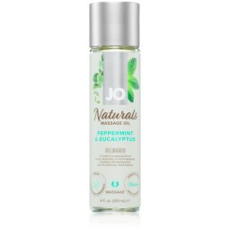 System JO NATURALS PEPPERMINT & EUCALYPTUS ulei de masaj 120 ml