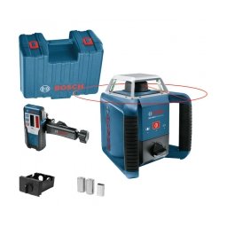 Bosch - GRL 400 H + LR 1 - Nivela laser rotativa, 20 m, +/-0.08 mm/m, 600 rot/min, receptor, valiza plastic
