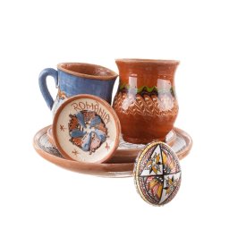 Pachet cadou de Paște ceramică de Horezu