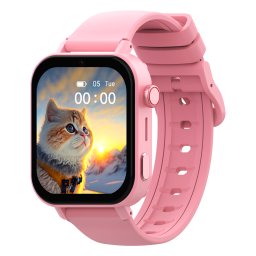 Ceas Smartwatch Pentru Copii, Wonlex KT36, Roz