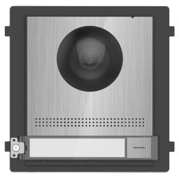 Post videointerfon de exterior pentru blocuri Hikvision DS-KD8003-IME1 (B)SURFACE Low illumination 2 MP HD IR camera , Ethernet 10/100 Mbps self-adaptive Ethernet, Door control 2, breakdown voltage: 36 V, Power supply 12 VDC/PoE, 4 W, Working temperature: