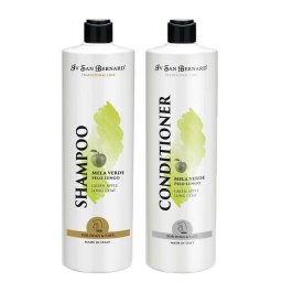 Sampon si Balsam Iv San Bernard Green Apple, pentru caini si pisici, 1l