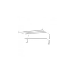 Suport pentru prosoape pentru calorifer de baie HF SHEFFIELD, 52 x 25,6 cm, alb