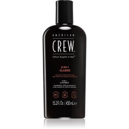 American Crew Hair & Body 3-IN-1 sampon, balsam si gel de dus 3in1 pentru barbati 450 ml