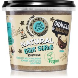 Organic Shop Skin Super Good Granola & Macadamia Exfoliant hrănitor pentru corp 360 ml