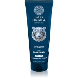 Natura Siberica Arctic Wild Icy Energy 2 in 1 gel de dus si sampon pentru bărbați 200 ml
