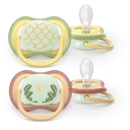Philips Avent Ultra Air Day&Night SCF376/27 0-6m suzetă Neutral 2 buc