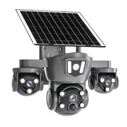 Camera de supraveghere solara multifunctionala cu 3 lentile 4G cu vedere nocturna ALBA
