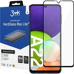 3mk Szkło hartowane HardGlass Max Lite do Samsung Galaxy A22 4G Black