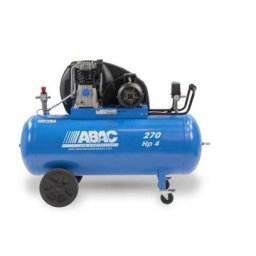 Compresor de aer cu piston,butelie 270 litri 11 bar, debit 553 l/min,3 kW/ 4CP, 400V model PRO A49B 270 CT4,cu roti