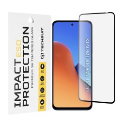 Folie pentru Xiaomi Redmi 12 4G / 12 5G / 13 / Poco M6 4G - Techsuit ESD Glass - Black