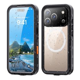 Husa Husa pentru iPhone 17 Pro - ShellBox Waterproof IP68 Case - Black