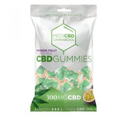 Jeleuri cu 300mg ulei CBD MediCBD Ursuleti Fructul Pasiunii 100g