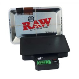 Cantar My Weight x RAW Black cu Tava 0,01-200g si 200-1000g