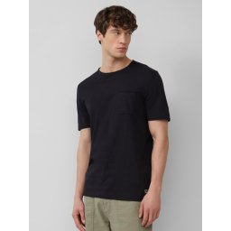 s.Oliver Tricou barbati cu croiala Regular Fit, buzunar la piept, Negru (SELECTATI MARIMEA: XL)