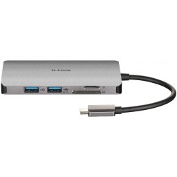 D-LINK 6‑in‑1 USB‑C Hub with HDMI/Card Reader/Power Delivery DUB‑M610