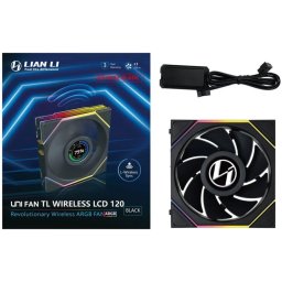 LIAN LI UNI FAN TL LCD Wireless 120mm inversa légáramlás negru