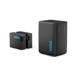 Incarcator dublu GoPro H13B+ 2 acumulatori Enduro1900mAh, port USB, indicator LED AEDBD-201-EU