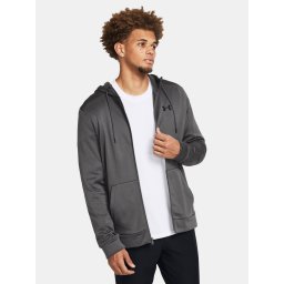Men's Under Armour UA Armour Fleece FZ Hoodie-GRY - Men's