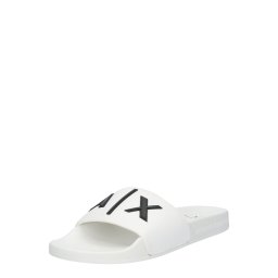 ARMANI EXCHANGE Saboți negru / alb