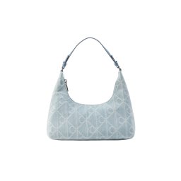 Calvin Klein Geantă de umăr albastru denim / alb