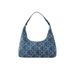 Calvin Klein Geantă de umăr albastru denim / alb