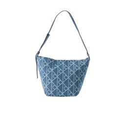 Calvin Klein Geantă de umăr albastru denim / alb