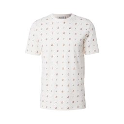 SCOTCH & SODA Tricou galben închis / albastru violet / roşu închis / alb murdar