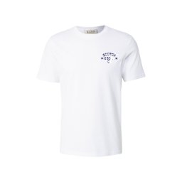 SCOTCH & SODA Tricou albastru marin / alb