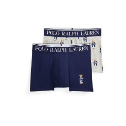 Polo Ralph Lauren Boxeri albastru marin / maro caramel / gri deschis / alb murdar