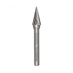 Makita - B-52847-10 - Set 10 freze carburi metalice, 6 mm, forma M (conica cu cap ascutit)
